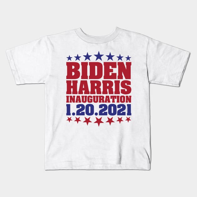 Biden Harris Inauguration Kids T-Shirt by MandeesCloset